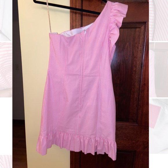 Lily Pulitzer off the shoulder dress - Picture 3 of 5